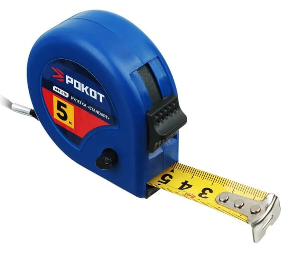 Рулетка РОКОТ Standart 5 м х 19 мм 658-112 1