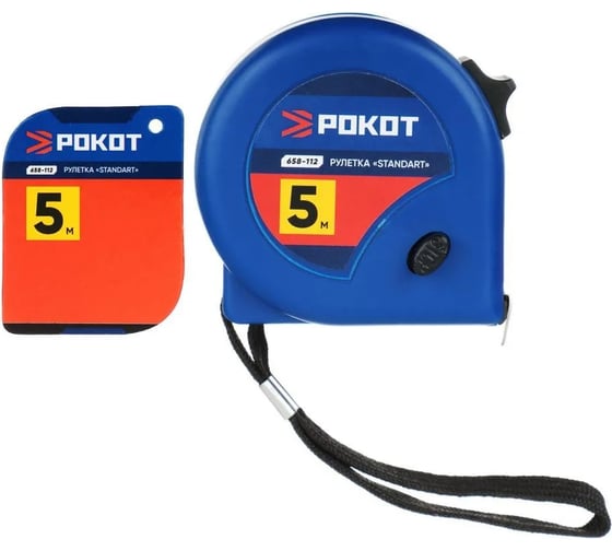 Рулетка РОКОТ Standart 5 м х 19 мм 658-112