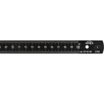 Стальная линейка Kinex (K-MET) 500х15х0.5мм, BlackCoat, Класс 1 1017-02-050