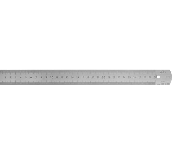Стальная линейка Kinex (K-MET) 1000х31х1.0мм, Класс 1 1023-25-100