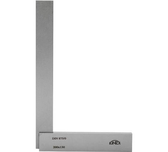 Поверочный угольник Kinex (K-MET) 200х130мм, Класс 0, DIN875 4026-02-020 1