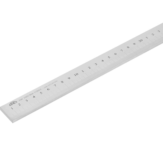 Утолщенная линейка Kinex (K-MET) 500х25х5мм DIN866/B 1012-02-050