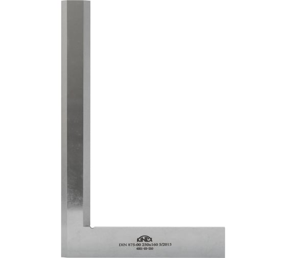 Поверочный угольник Kinex (K-MET) 150х100мм, Класс 00, УЛП DIN875 4001-03-150