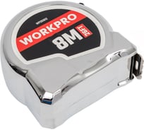 Рулетка WORKPRO 8 м (26футов), 25 мм, металлический корпус WP261012