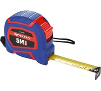 Рулетка пластмассовая WORKPRO 5 м (16фут), 19 мм WP261009