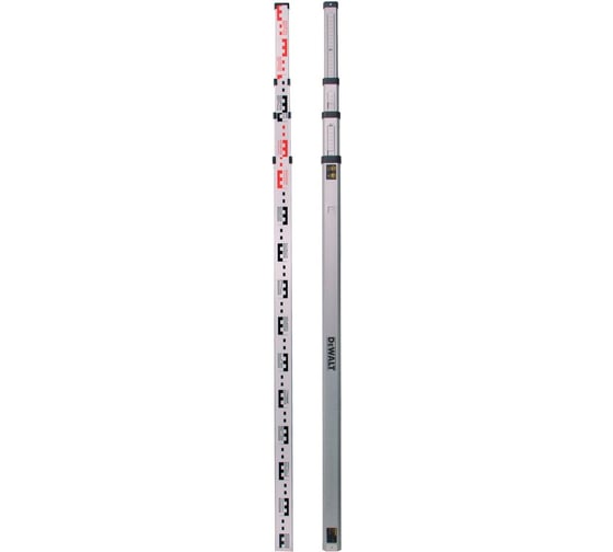 Строительная линейка DEWALT алюминиевая, 1.2 - 4м DE0734-XJ