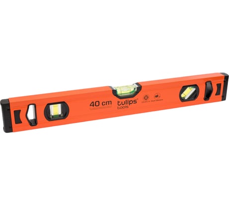 Уровень Tulips tools 2 глазка, 40 см II13-601