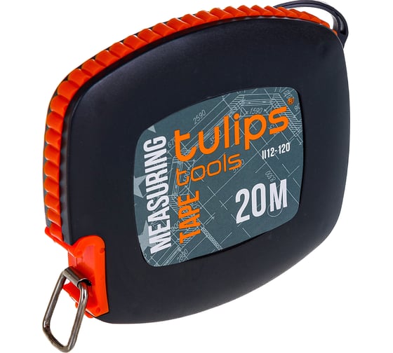 Геодезическая рулетка Tulips tools стальная, 20 м II12-120