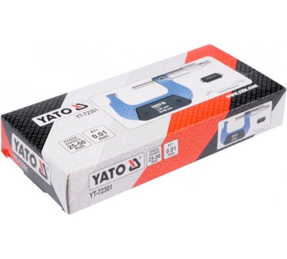 Микрометр YATO +/- 0,01мм 25-50мм YT-72301 371472301 092 1