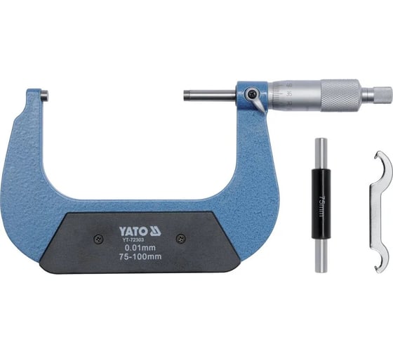 Микрометр YATO +/- 0,01мм 75-100мм YT-72303