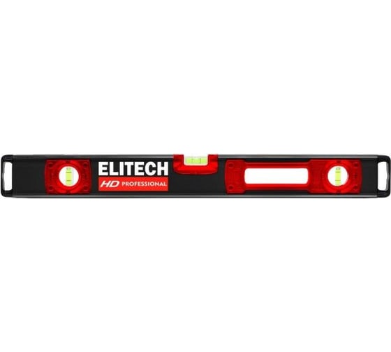 Уровень пузырьковый Elitech 100 см, 3 глазка 320304 HD 207201