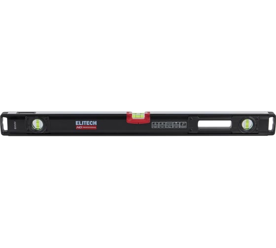 Уровень пузырьковый Elitech 80 см, 3 глазка 320303 HD 207200 1