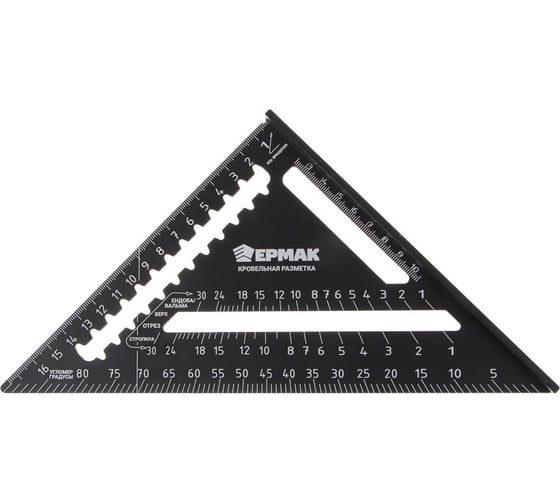 Угольник кровельный ЕРМАК 175x175 мм, алюминий 665-002