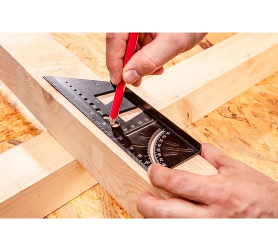 Угольник NEO Tools 3D, японский, алюминиевый 72-115