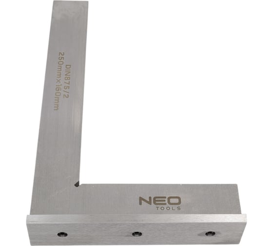 Прецизионный угольник с основанием NEO Tools DIN875/2 250x160 мм 72-034