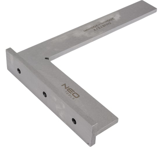 Прецизионный угольник с основанием NEO Tools DIN875/2 300x200 мм 72-035
