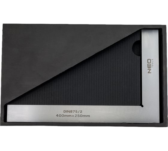Прецизионный угольник NEO Tools DIN875/2 400x250 мм 72-026