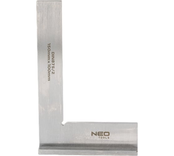 Прецизионный угольник с основанием NEO Tools DIN875/2 150x100 мм 72-032 1