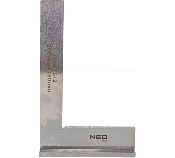 Прецизионный угольник с основанием NEO Tools DIN875/2 200x130 мм 72-033