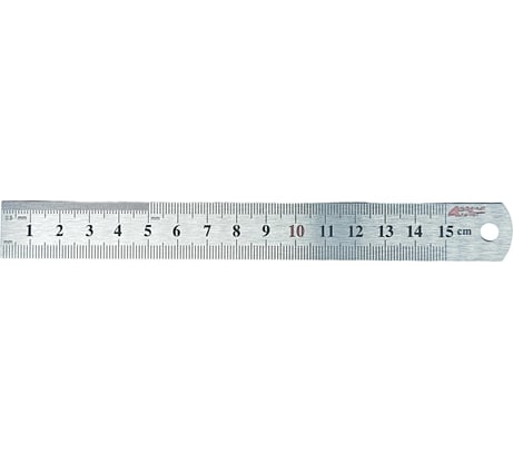 Линейка металлическая АЛЬФА-НДТ 150мм УП-00004337