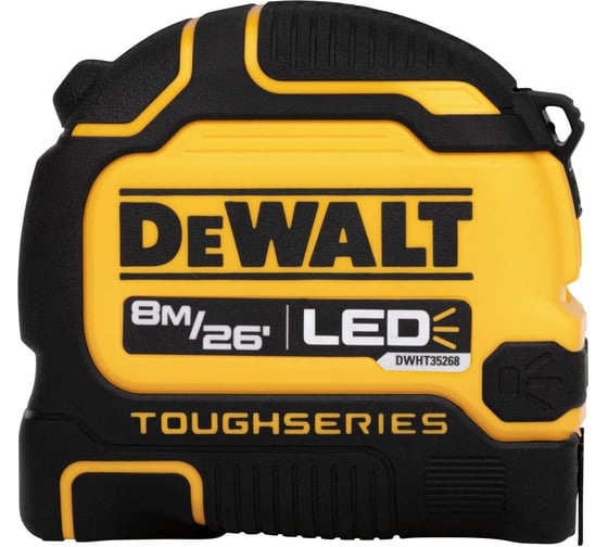 Рулетка Dewalt с подсветкой, 8 м DWHT35268