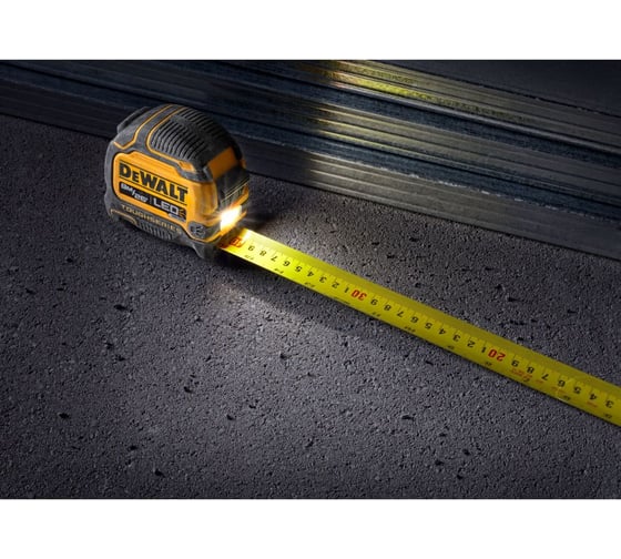 Рулетка Dewalt с подсветкой, 8 м DWHT35268