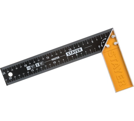 Столярный угольник STAYER 250 мм со стальным полотном 3430-25_z02
