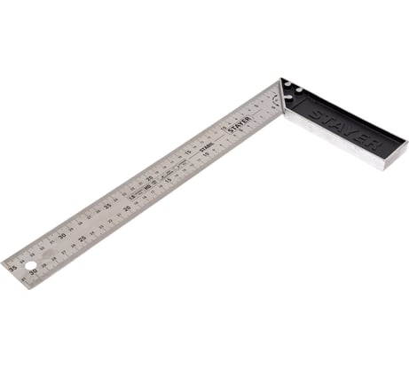 Столярный угольник STAYER Stabil 350 мм с нержавеющим полотном 3431-35_z02