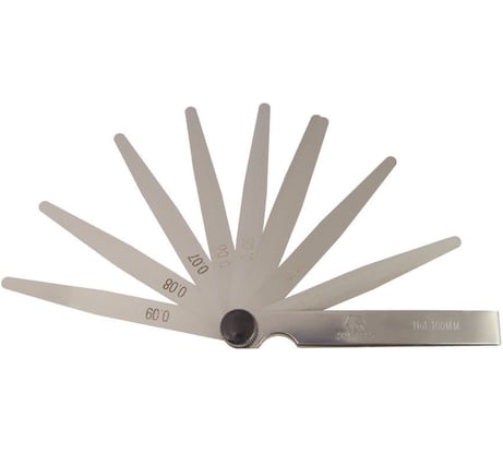 Набор щупов SDW TOOLS №1 0.02 - 0.1мм, 9 пластин, 100мм pg01100