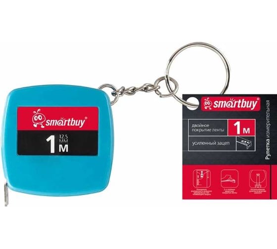 Рулетка Smartbuy 1 метр, пластик, промо, tools SBT-MTP-100p1