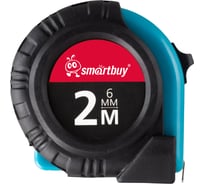 Рулетка Smartbuy 2 метра, пластик и резина, промо, tools SBT-MTP-200p2