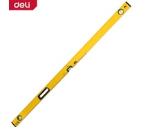 Строительный уровень пузырьковый DELI 1200мм DL291200 (3 глазка, магнит, отверстия для подвеса) 169206