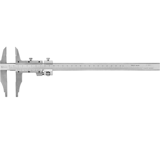 Штангенциркуль Beltools ШЦII - 300 цена деления 0,05 губки 60мм ГОСТ 166-89 ri.228.141