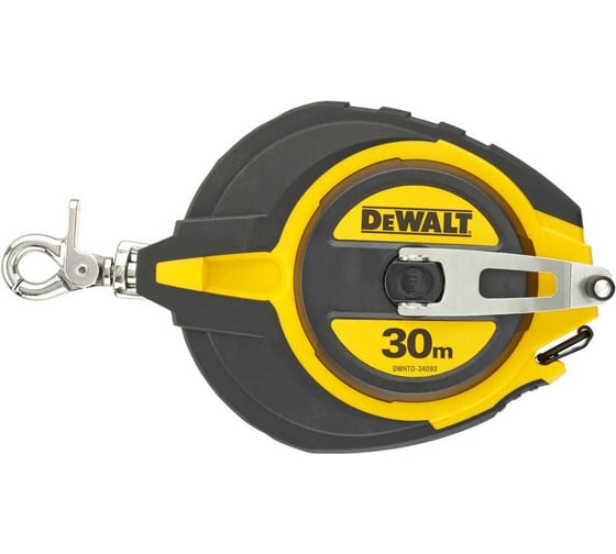 Длинная рулетка Dewalt со стальной лентой 30 м DWHT0-34093