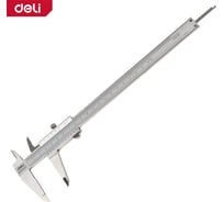 Штангенциркуль DELI 200мм DL92200C (нержавеющая сталь, метрическая/дюймовая шкала, кейс) 171032