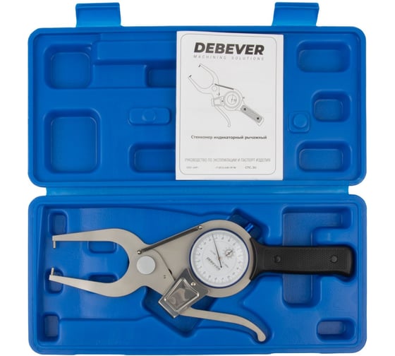 Стенкомер индикаторный рычажный Debever Machining Solutions 20-40 мм, 0.01мм, L=70 мм DB-S-GH400170