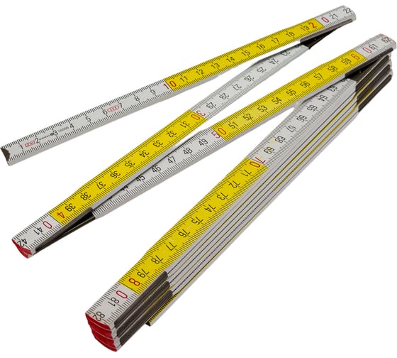 Складной метр VOREL PERFECT B-Z 2м, деревянный 15006