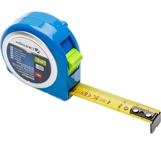 Рулетка HOEGERT TECHNIK 3 м х 16 мм HT4M429 1