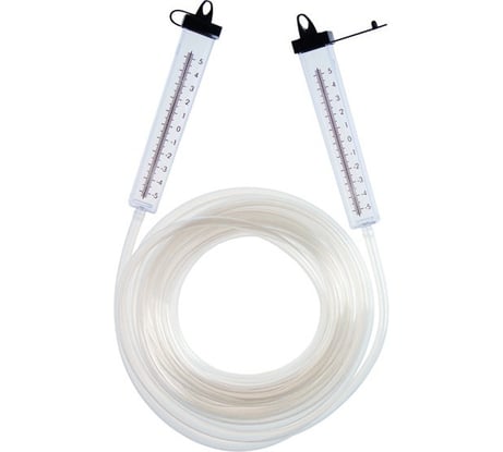 Строительный уровень РемоКолор водяной, 5м, внутренний диаметр 6мм, шкала колбы 100мм, 21-0-005