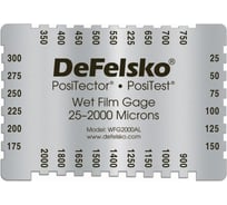 Гребенка мокрого слоя Defelsko 25-2000 мкм, алюминий WFG2000AL