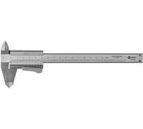 Штангенциркуль нониусный КОБАЛЬТ ШЦ-1, открытого типа, моноблочный, 150 мм, точность 0.02 мм, глубиномер, самоблокирующийся, кейс 919-852