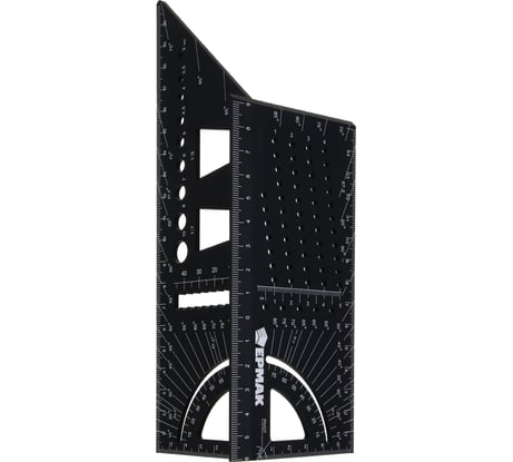 Угольник многофункциональный ЕРМАК разметочный 215x74x63мм, алюминий 665-003