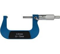 Микрометр механический КОБАЛЬТ диапазон измерений 50-75 мм, точность 0,01 мм, кейс 919-937