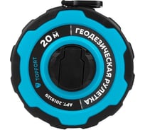 Рулетка TOPFORT MASTER 20мх12,5 мм, пластиковый корпус, металл 2019129