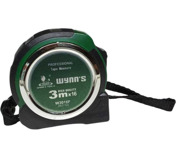 Рулетка WYNNS 3 м х 16 мм (прорезиненный корпус) W3016F/ Tools 00-00007012