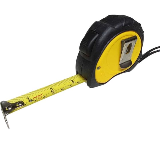 Рулетка WYNNS W5019A, W30101/ Tools 5 м, 19 мм, 2-ой стопор, с магнитом 00000017683