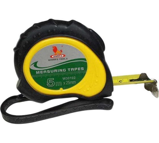 Рулетка WYNNS W5025D/А, W30102/ Tools 5 м, 25 мм, 2-ой стопор, с магнитом 00000017689