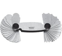Набор радиусных шаблонов Vogel 15.5-25.0, 15 шт. нержавеющая сталь (30 мер) 472117