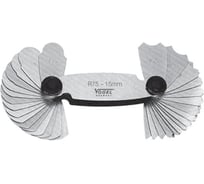 Набор радиусных шаблонов Vogel 7.5-15.0, 16 шт. 472106