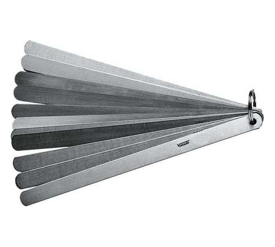 Набор щупов Vogel 0.10 ... 0.50, L=100, коническая, закаленная пружинная сталь, 21 шт 411008 1